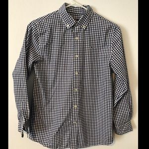 VV plaid long-sleeve button up